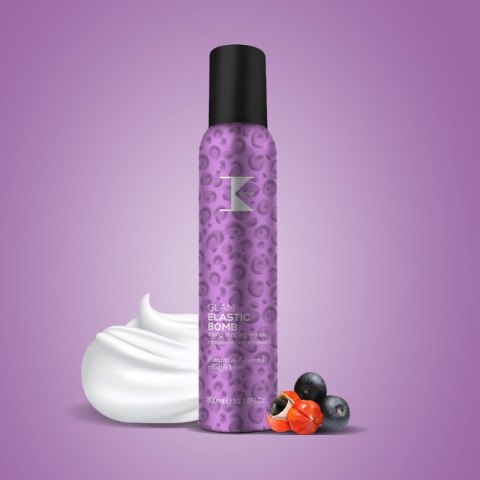 K-Time Glam Elastic Bomb Pianka Silnie Modelująca z Efektem Sprężystości 300ml K-Time Glam Elastic Bomb Pianka Silnie Modelująca z Efektem Sprężystości 300ml