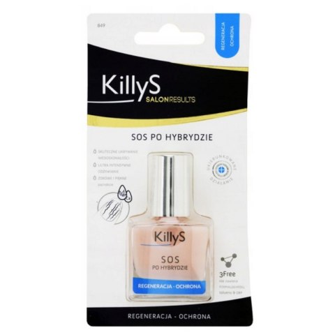 KillyS SOS Odżywka do paznokci po hybrydzie regenerująca 10ml KillyS SOS Odżywka do paznokci po hybrydzie regenerująca 10ml
