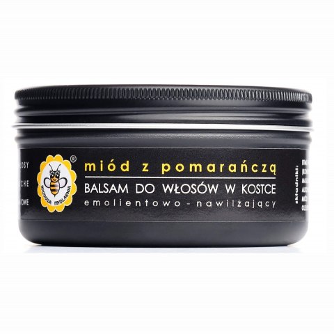 Miodowa Mydlarnia Balsam do włosów w kostce Miód z Pomarańczą 65g Miodowa Mydlarnia Balsam do włosów w kostce Miód z Pomarańczą 65g