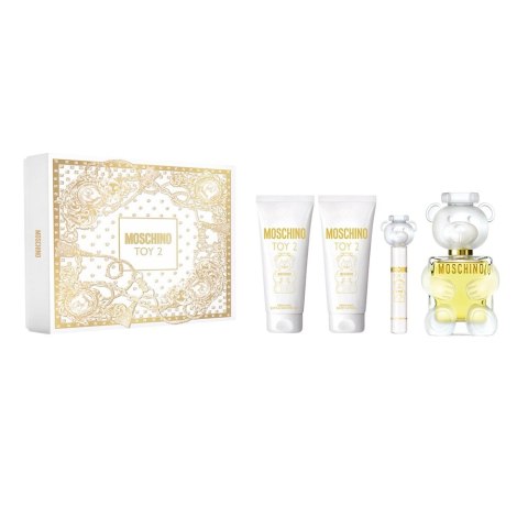 Moschino Toy 2 zestaw woda perfumowana spray 100ml + woda perfumowana spray 10ml + żel pod prysznic 100ml + balsam do ciała 100ml Moschino Toy 2 zestaw woda perfumowana spray 100ml + woda perfumowana spray 10ml + żel pod prysznic 100ml + balsam do ciała 100ml