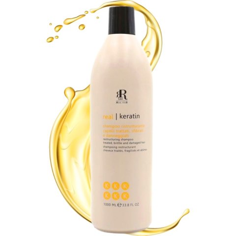 RR Keratin Star Szampon Odbudowujący do Włosów Zniszczonych 1000ml