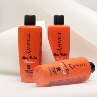 Raywell After Color Szampon do włosów farbowanych z płynną keratyną i olejkiem arganowym 250ml