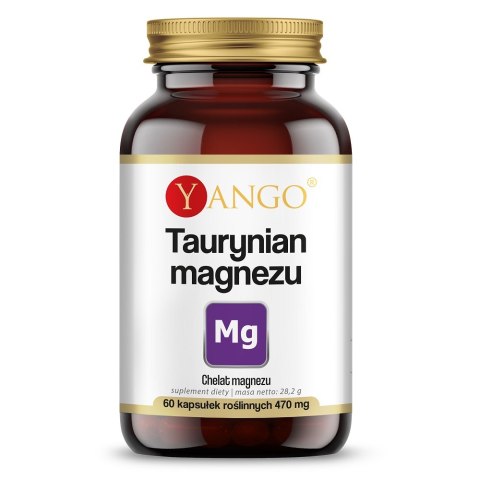 Yango Taurynian magnezu suplement diety 60 kapsułek Yango Taurynian magnezu suplement diety 60 kapsułek