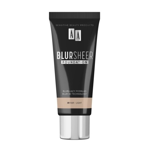 AA Blur Sheer podkład blurujący 01 Fair-Light 30ml AA Blur Sheer podkład blurujący 01 Fair-Light 30ml