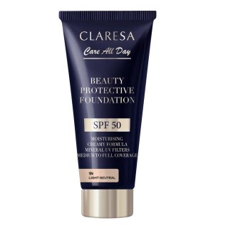 Claresa Beauty Protective Foundation nawilżający podkład z filtrem SPF50 1N Light Neutral 30ml