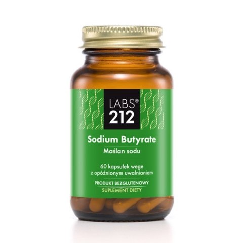 LABS212 Sodium Butyrate maślan sodu suplement diety 60 kapsułek LABS212 Sodium Butyrate maślan sodu suplement diety 60 kapsułek