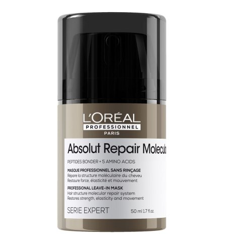 L'Oreal Professionnel Serie Expert Absolut Repair Molecular maska bez spłukiwania 50ml L'Oreal Professionnel Serie Expert Absolut Repair Molecular maska bez spłukiwania 50ml
