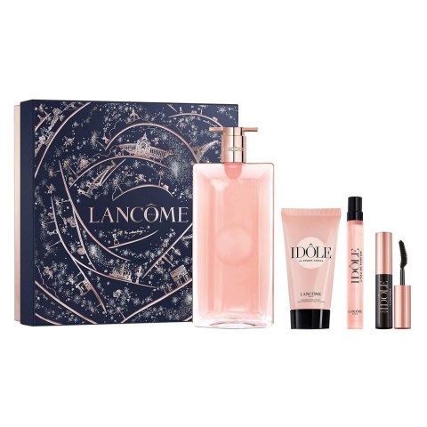 Lancome Idole zestaw woda perfumowana spray 100ml + balsam do ciała 50ml + woda perfumowana spray 10ml + mini tusz do rzęs 2ml Lancome Idole zestaw woda perfumowana spray 100ml + balsam do ciała 50ml + woda perfumowana spray 10ml + mini tusz do rzęs 2ml