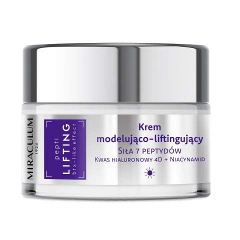 Miraculum Pepti Lifting krem modelująco-liftingujący na dzień 50ml Miraculum Pepti Lifting krem modelująco-liftingujący na dzień 50ml