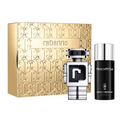 Paco Rabanne Phantom zestaw woda toaletowa spray 100ml + dezodorant spray 150ml Paco Rabanne Phantom zestaw woda toaletowa spray 100ml + dezodorant spray 150ml