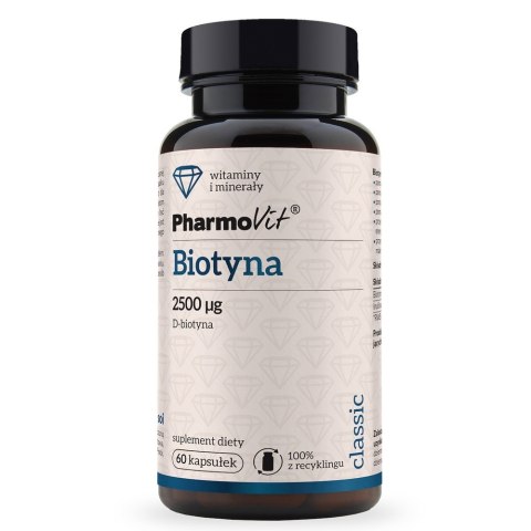 Pharmovit Biotyna suplement diety 60 kapsułek Pharmovit Biotyna suplement diety 60 kapsułek