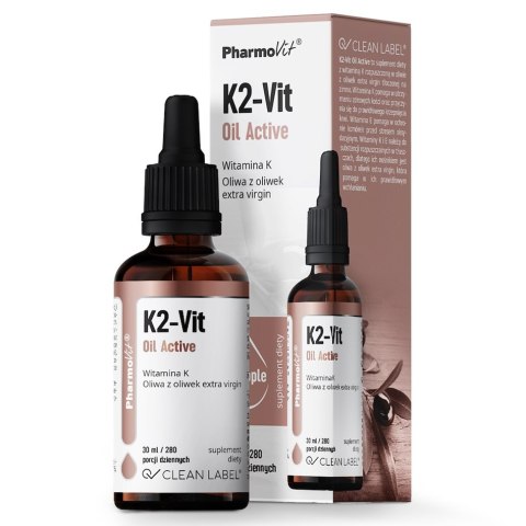 Pharmovit K2-Vit Oil Active suplement diety w kroplach 30ml Pharmovit K2-Vit Oil Active suplement diety w kroplach 30ml