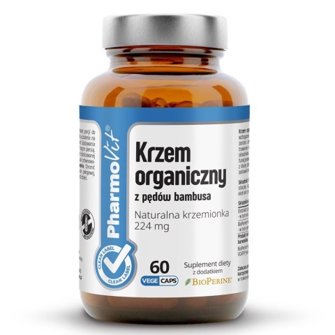 Pharmovit Krzem organiczny z pędów bambusa suplement diety 60 kapsułek Pharmovit Krzem organiczny z pędów bambusa suplement diety 60 kapsułek