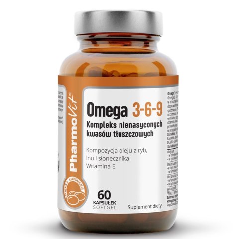 Pharmovit Omega 3-6-9 suplement diety 60 kapsułek Pharmovit Omega 3-6-9 suplement diety 60 kapsułek