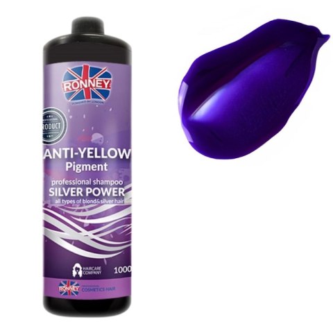 Ronney Silver Power Anti-Yellow Szampon Neutralizujący Żółte Tony 1000ml Ronney Silver Power Anti-Yellow Szampon Neutralizujący Żółte Tony 1000ml