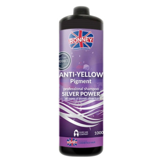 Ronney Silver Power Anti-Yellow Szampon Neutralizujący Żółte Tony 1000ml