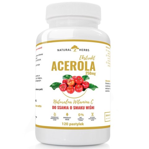 AltoPharma Acerola 250mg suplement diety 120 tabletek do ssania