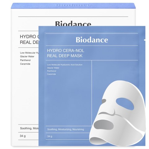 Biodance Hydro Cera-Nol Real Deep Mask maska do twarzy w płachcie 34g