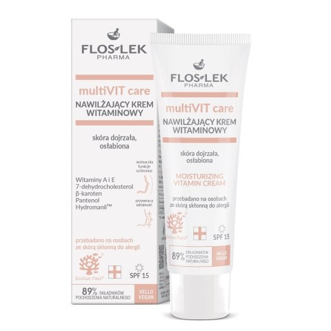 Floslek MultiVIT care nawilżający krem witaminowy SPF15 50ml