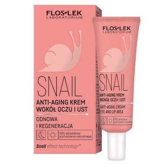 Floslek Snail anti-aging krem wokół oczu i ust 30ml