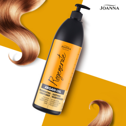 Joanna Professional Argan Oil Odżywka regenerująca do włosów 1000g Joanna Professional Argan Oil Odżywka regenerująca do włosów 1000g