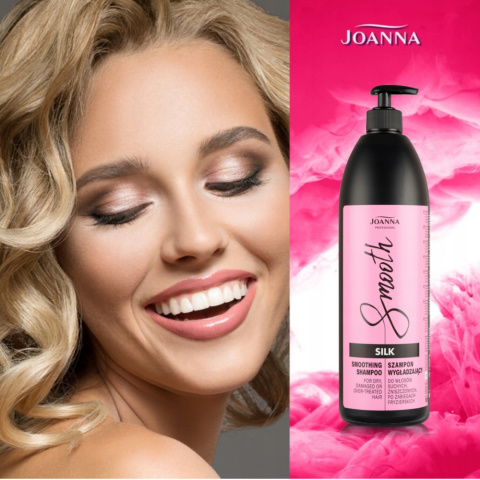 Joanna Professional Silk Szampon wygładzający z jedwabiem 1000ml Joanna Professional Silk Szampon wygładzający z jedwabiem 1000ml