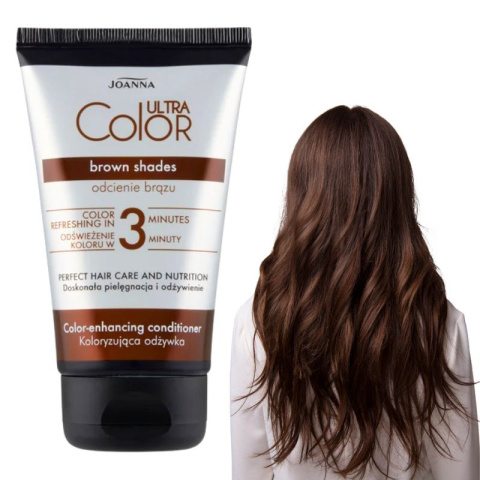 Joanna Ultra Color Odżywka Koloryzująca do Włosów Odcienie Brązu 100g Joanna Ultra Color Odżywka Koloryzująca do Włosów Odcienie Brązu 100g