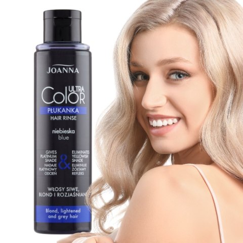 Joanna Ultra Color System Płukanka do Włosów Niebieska 150ml Joanna Ultra Color System Płukanka do Włosów Niebieska 150ml