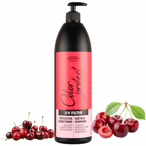 Joanna Professional Filtr UV Odżywka do włosów farbowanych 1000ml Joanna Professional Filtr UV Odżywka do włosów farbowanych 1000ml