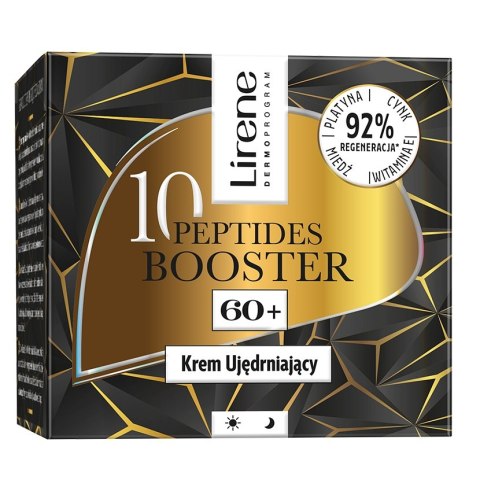 Lirene 10 Peptides Booster krem ujędrniający 60+ 50ml Lirene 10 Peptides Booster krem ujędrniający 60+ 50ml