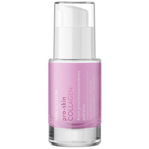 Miraculum Pro-Skin Collagen przeciwzmarszczkowy krem pod oczy 15ml Miraculum Pro-Skin Collagen przeciwzmarszczkowy krem pod oczy 15ml