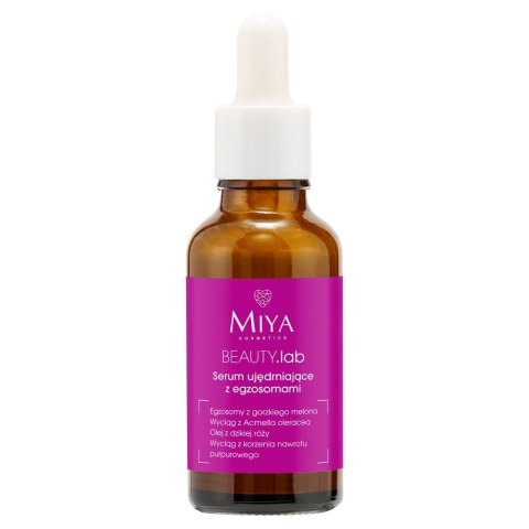 Miya Cosmetics BEAUTY.lab serum ujędrniające z egzosomami 30ml Miya Cosmetics BEAUTY.lab serum ujędrniające z egzosomami 30ml