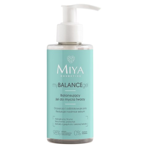 Miya Cosmetics MyBALANCEgel balansujący żel do mycia twarzy 140ml Miya Cosmetics MyBALANCEgel balansujący żel do mycia twarzy 140ml