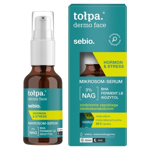 Tołpa Dermo Face Sebio hormon&stress mikrosom-serum 30ml Tołpa Dermo Face Sebio hormon&stress mikrosom-serum 30ml
