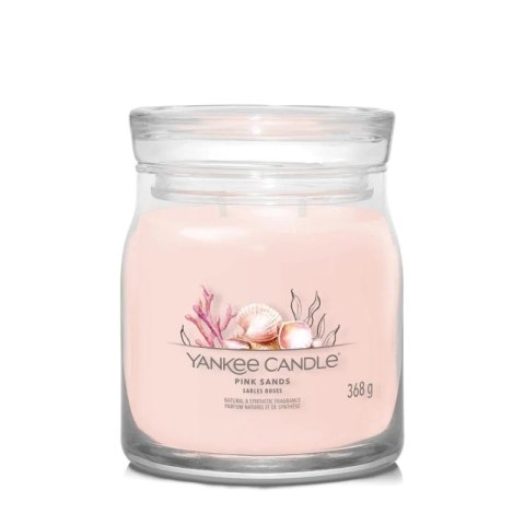 Yankee Candle Średnia świeca zapachowa Pink Sands 368g