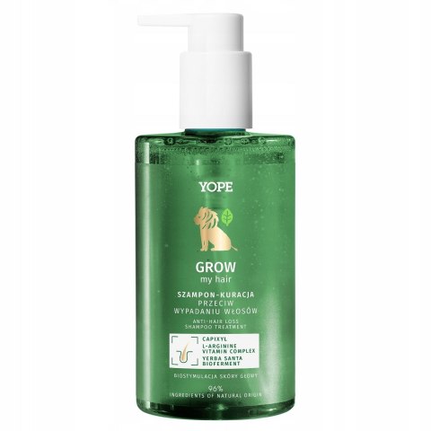 Yope Grow My Hair szampon kuracja przeciw wypadaniu włosów 300ml Yope Grow My Hair szampon kuracja przeciw wypadaniu włosów 300ml