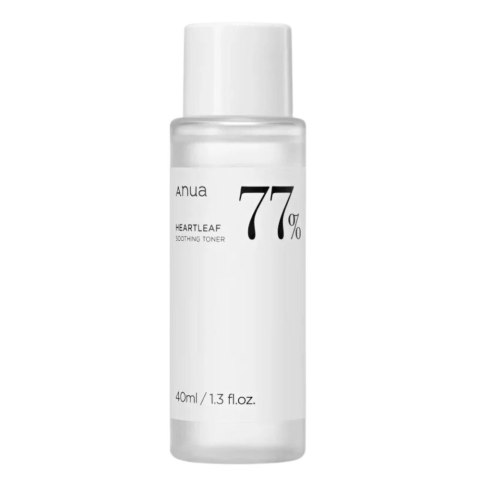 Anua Heartleaf 77% Soothing Toner łagodzący tonik do twarzy 40ml Anua Heartleaf 77% Soothing Toner łagodzący tonik do twarzy 40ml