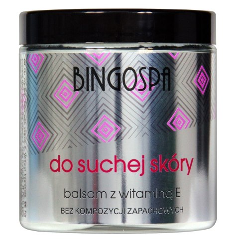 BingoSpa Bezzapachowy balsam do suchej skóry z witaminą E 250g