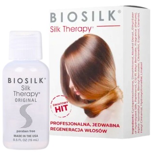 Biosilk Silk Therapy, Jedwab do włosów 15ml