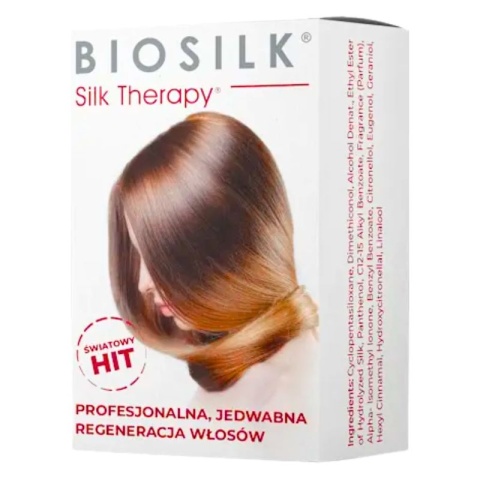 Biosilk Silk Therapy, Jedwab do włosów 15ml