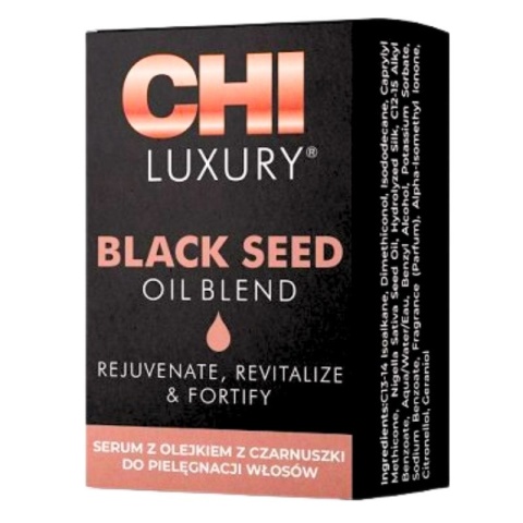 CHI Luxury Black Seed Dry Oil, suchy olejek z czarnuszki 15ml CHI Luxury Black Seed Dry Oil, suchy olejek z czarnuszki 15ml