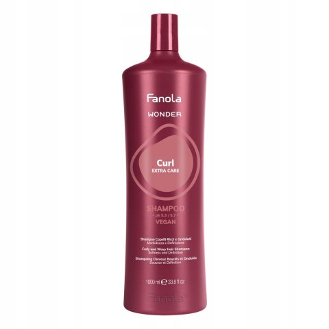 Fanola Wonder Curl Extra Care szampon do włosów kręconych 1000ml Fanola Wonder Curl Extra Care szampon do włosów kręconych 1000ml
