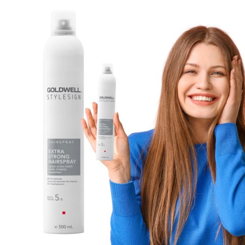 Goldwell StyleSign Hairspray Extra Strong Lakier do Włosów Bardzo Mocno Utrwalający 500ml Goldwell StyleSign Hairspray Extra Strong Lakier do Włosów Bardzo Mocno Utrwalający 500ml
