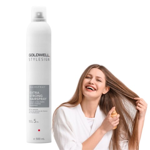 Goldwell StyleSign Hairspray Extra Strong Lakier do Włosów Bardzo Mocno Utrwalający 500ml Goldwell StyleSign Hairspray Extra Strong Lakier do Włosów Bardzo Mocno Utrwalający 500ml