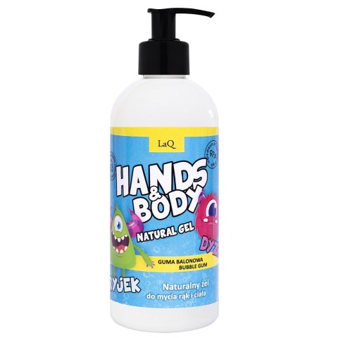 LaQ Naturalny żel do mycia rąk i ciała Dyzio i Ryjek 300ml LaQ Naturalny żel do mycia rąk i ciała Dyzio i Ryjek 300ml