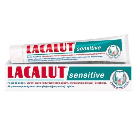 Lacalut Sensitive pasta do zębów wrażliwych 75ml Lacalut Sensitive pasta do zębów wrażliwych 75ml