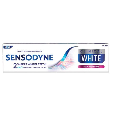 Sensodyne Clinical White Stain Protector wybielająca pasta do zębów 75ml Sensodyne Clinical White Stain Protector wybielająca pasta do zębów 75ml