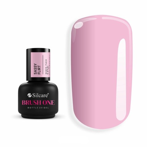 Silcare Brush One Bottle Gel żel budujący w butelce z pędzelkiem Sassy Flirt 15g Silcare Brush One Bottle Gel żel budujący w butelce z pędzelkiem Sassy Flirt 15g