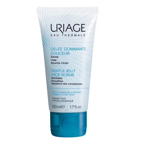 URIAGE Gentle Jelly Face Scrub delikatny żelowy peeling do twarzy 50ml URIAGE Gentle Jelly Face Scrub delikatny żelowy peeling do twarzy 50ml
