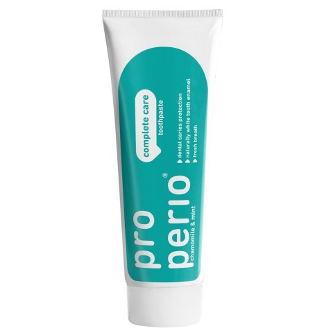 Biała Perła Pro Perio Complete Care pasta do zębów z rumiankiem i miętą 125ml Biała Perła Pro Perio Complete Care pasta do zębów z rumiankiem i miętą 125ml